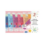 6 tubes de peinture à doigts