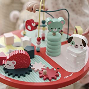 Table d'activités en bois