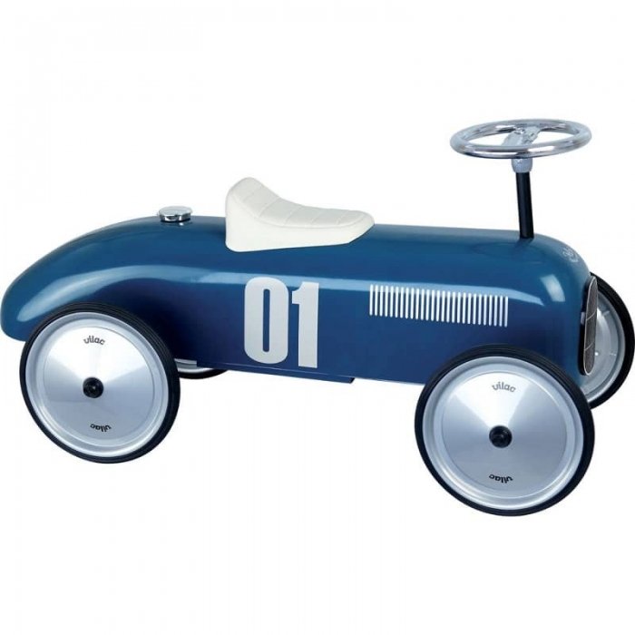Porteur en métal vintage bleu foncé VILAC – Image 1