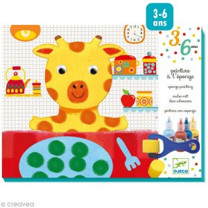 Peinture à l'éponge DJECO