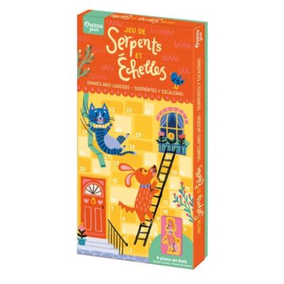 Jeu de serpents et échelles AUZOU