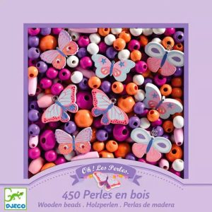 450 perles en bois DJECO