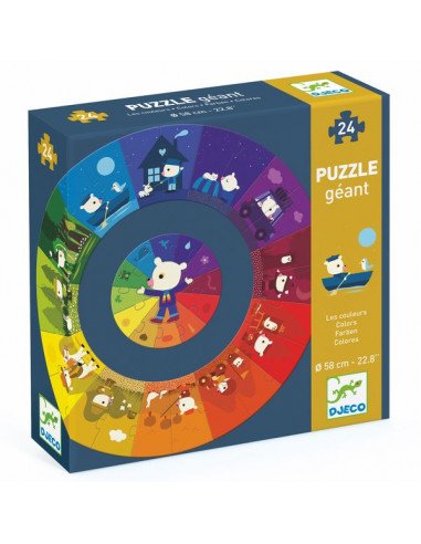 Puzzle géant Les Couleurs DJECO