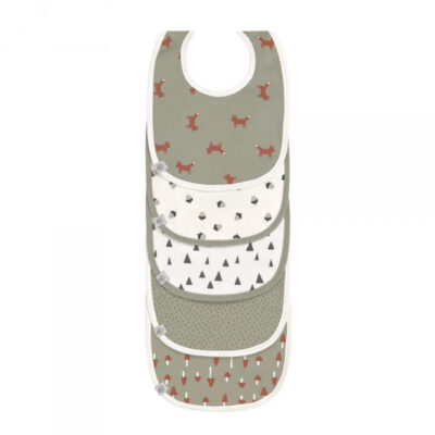 Bavoirs éponge 5 pièces