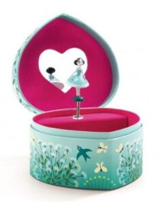 Boîte à bijoux musicale coeur DEJCO