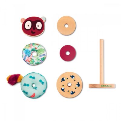 Pyramide à empiler : Georges le lémurien LILLIPUTIENS