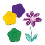 12 crayons fleurs pour les petits DJECO