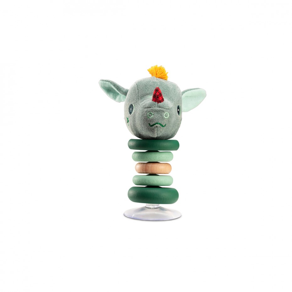 Hochet à ventouse : Joe le dragon LILLIPUTIENS