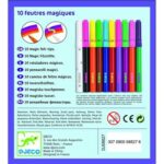 10 feutres magiques DJECO
