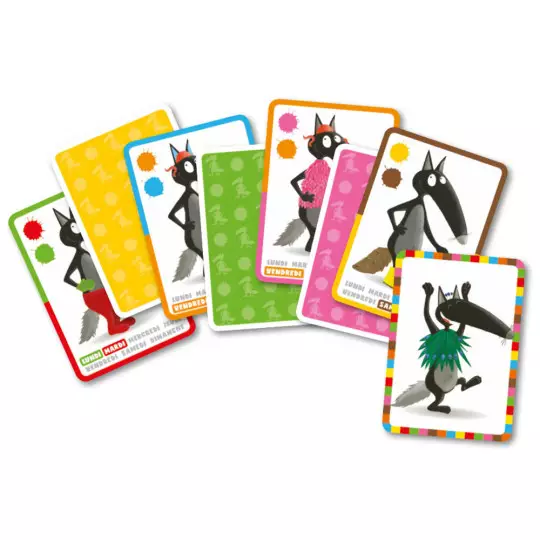 Jeu du Loup qui voulait changer de couleur AUZOU – Image 2