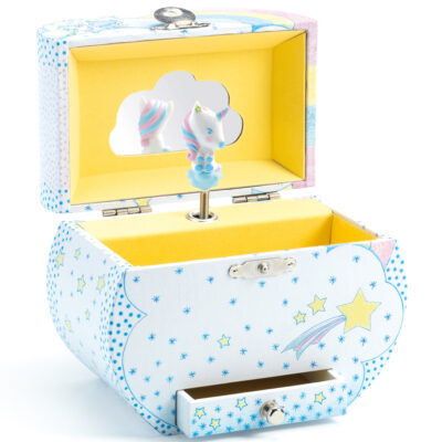 Boîte à bijoux musicales DJECO Rêves des licornes DJECO