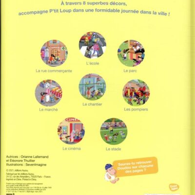 Cherche et trouve des tout-petits: Une journée avec P'tit Loup