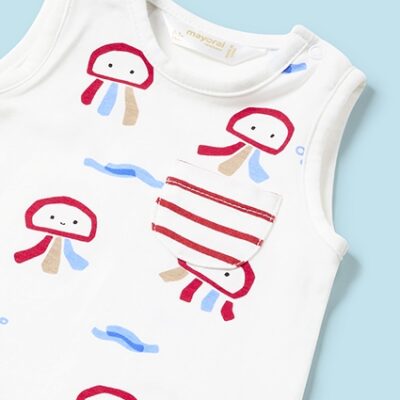 Barboteuse sans manches MAYORAL