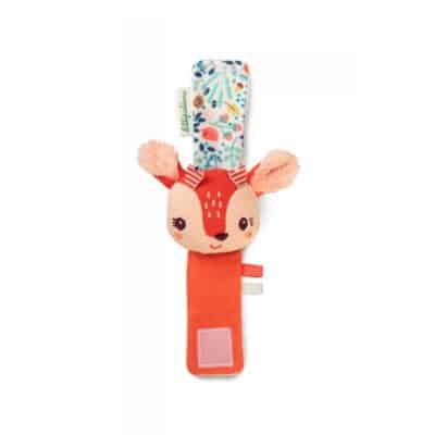 Hochet bracelet : Stella le faon LILLUPUTIENS