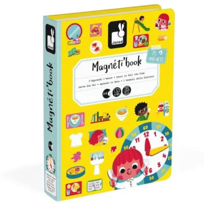 Magnéti'book: J'apprends l'heure JANOD