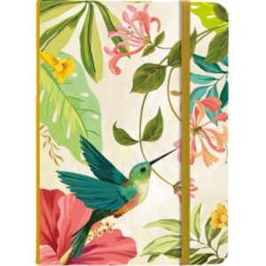 Carnet A6 avec élastique : Oiseaux