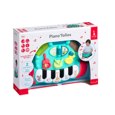 Piano's folies Sophie la Girafe