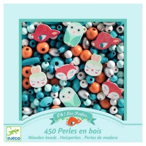 450 perles en bois DJECO