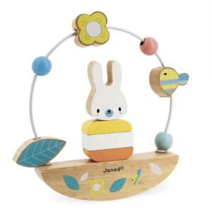 Lapin bascule bois JANOD