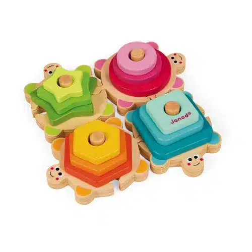 Tortues en bois empilables JANOD