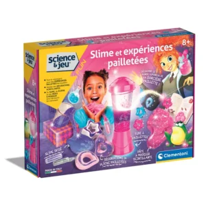 Slime et expériences pailletées CLEMENTONI