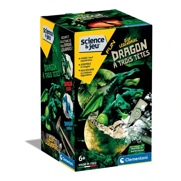 Dragon à trois têtes : Œuf légendaire CLEMENTONI