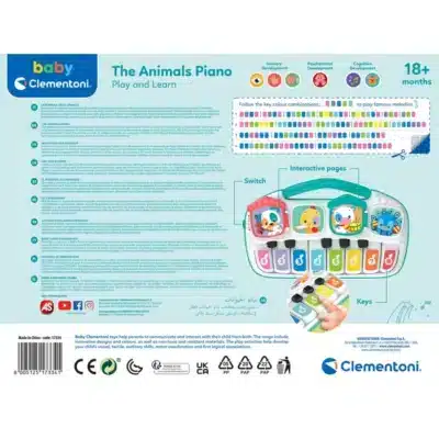 Animal Piano CLEMENTONI