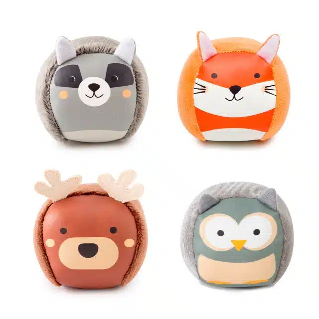 Balles doudous Forêt LITTLE BIG FRIENDS