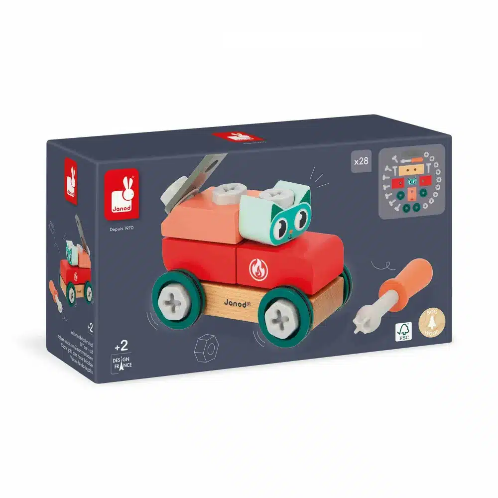 Voiture à bricoler Chat JANOD