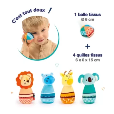 Jeu de quilles tissus LUDI