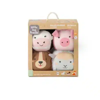 Balles doudous Ferme LITTLE BIG FRIENDS