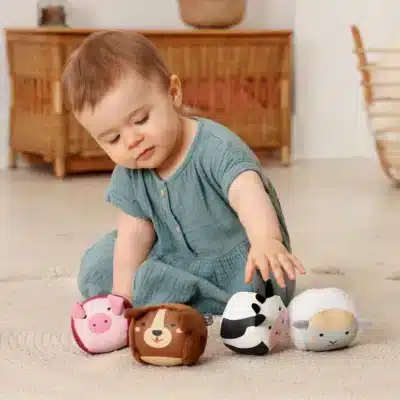 Balles doudous Ferme LITTLE BIG FRIENDS