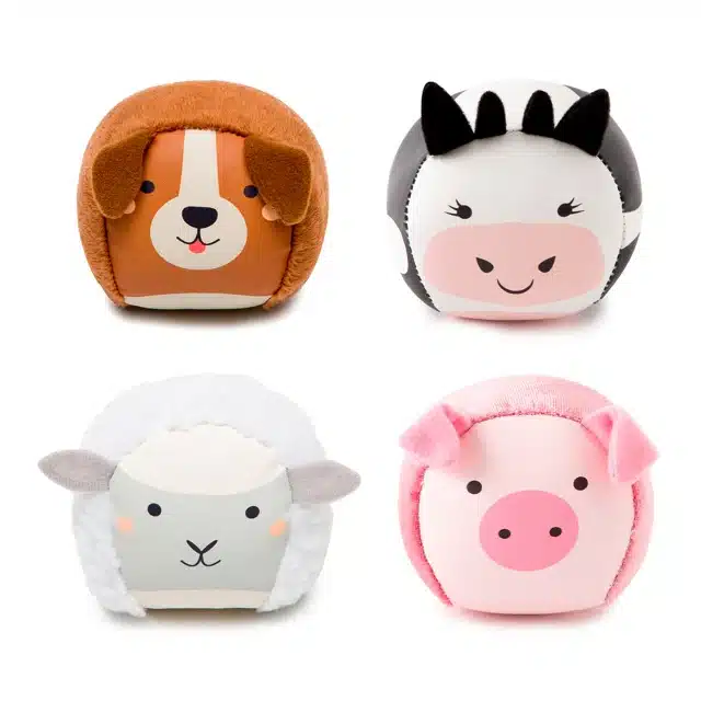 balles doudous ferme little big friends