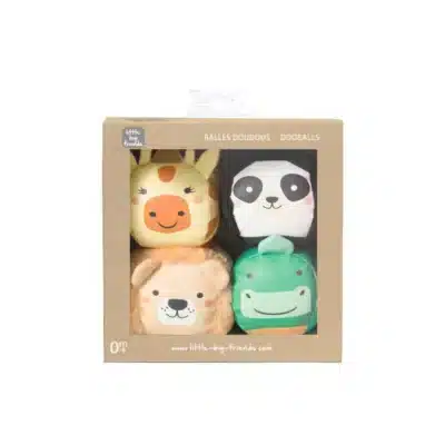 Balles doudous Jungle LITTLE BIG FRIENDS