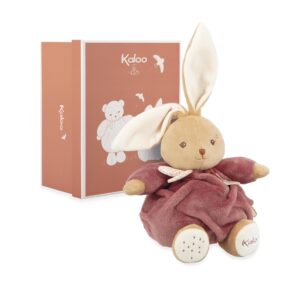 Lapin patapouf bordeaux KALOO 17 cm