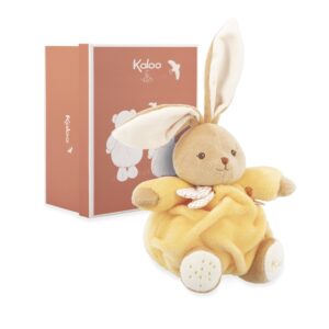 Lapin patapouf jaune KALOO 17 cm