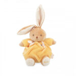 Lapin patapouf jaune KALOO 17 cm