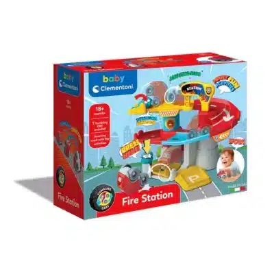 La caserne des pompiers-culbutos CLEMENTONI