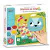 peinture au doigt chat crealign