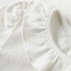 T-shirt manches longues Blanc col Claudine - Thumbnail Image 3