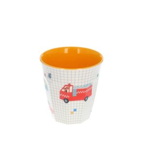 Petit verre en mélamine véhicules et chiens LEPTITSOUK