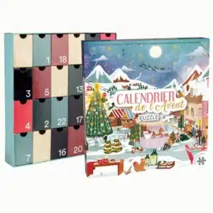 Calendrier de l’avent Puzzle Village Noël MARTINEX 1008 pièces
