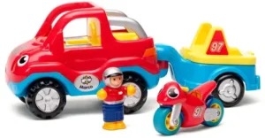 Voiture de transport de moto WOW TOYS
