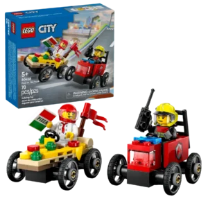 Lego City Camion de Pizza contre Camion de pompiers
