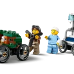 Lego City Course Avion contre lit d&rsquo;hôpital