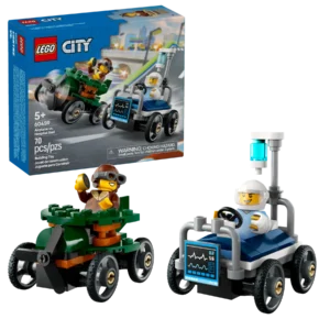 Lego City Course Avion contre lit d'hôpital