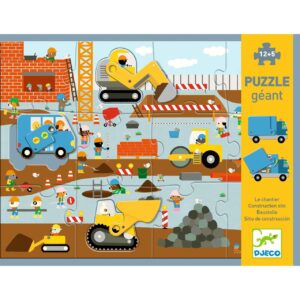 Puzzle géant Le Chantier DJECO