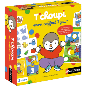 Mon coffret 7 jeux T'choupi NATHAN