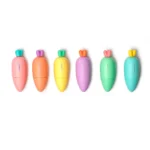 Set de 6 Mini Surligneurs Carottes LEGAMI