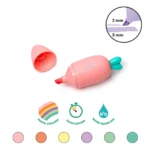 Set de 6 Mini Surligneurs Carottes LEGAMI